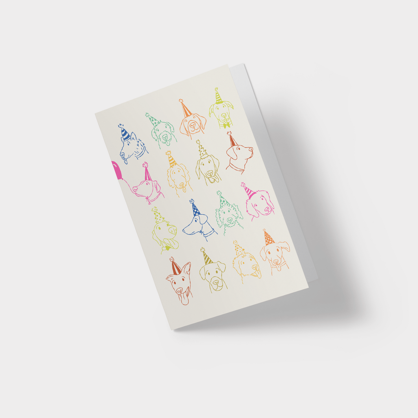 Birthday Dog Doodle Greeting Card