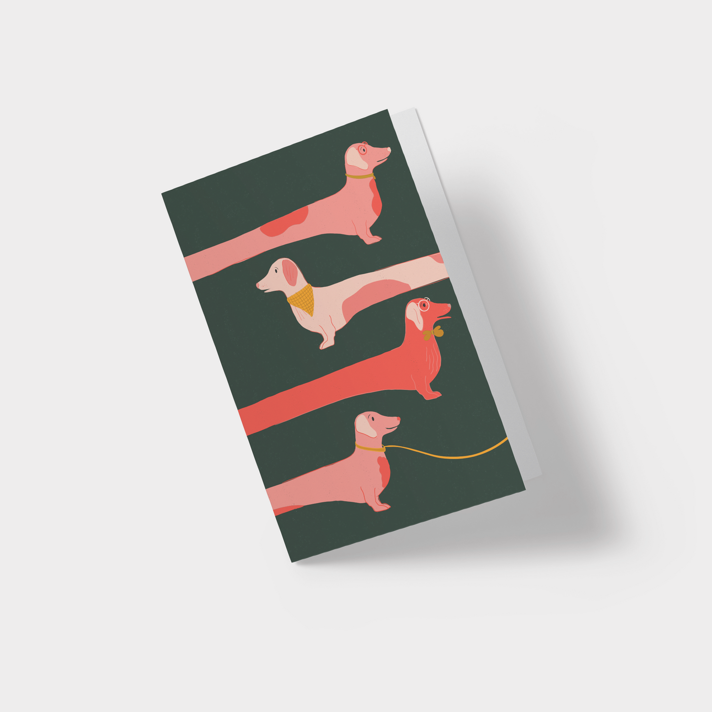 Dashing Doxies Greeting Cards