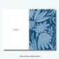 Azul Floral Greeting Card | Instant Download