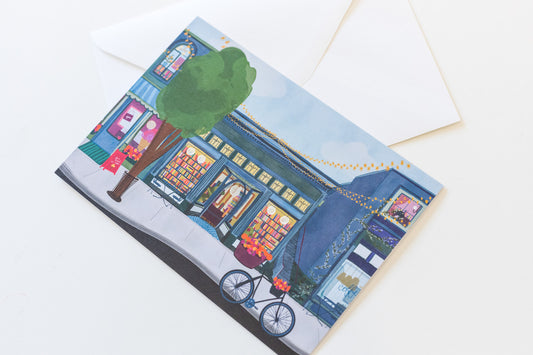 Downtown Charm Greeting Card