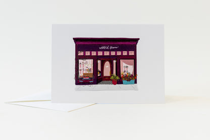 Flower Shop Greeting Card