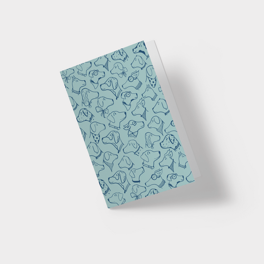 Pawtraits in Cloud Greeting Card