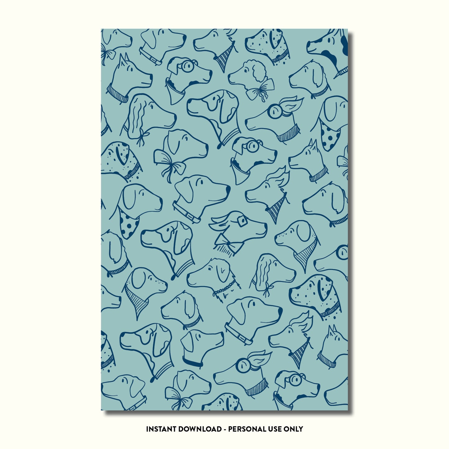 Dog Lover Printable Card Bundle – Instant Download