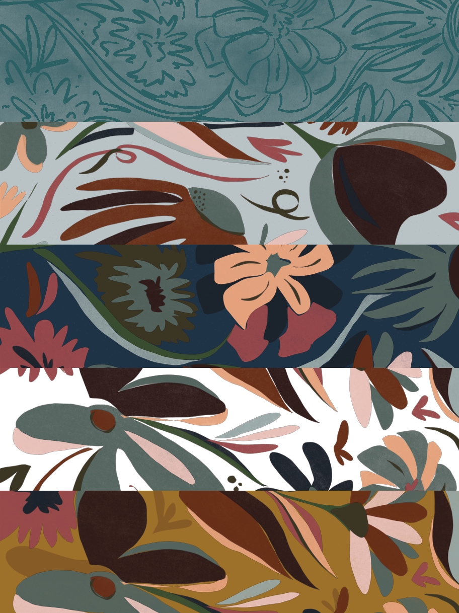 Floral Assorted Stationary Set
